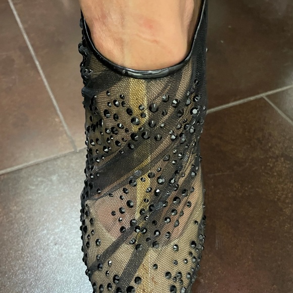 Jimmy Choo black stones heeled shoes - Picture 4 of 4